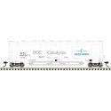 ACF 4-Bay Center Flow(R) Pressureaide(R) Covered Hopper - Ready to Run - Maste -- Akzo Nobel ACFX 51430 (white, gray, blue), N, 