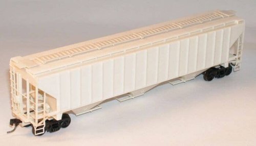 Pullman-Standard 4750 3-Bay Covered Hopper - Kit -- Undecorated, HO, Accurail Inc 6500