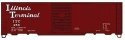 AAR 40′ Single-Door Steel Boxcar - Kit -- Illinois Terminal 458 (Boxcar Red, white, Script Lettering, HO, Accurail Inc 3565