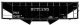50-Ton Offset-Side 2-Bay Hopper - Kit -- Rutland 763 (black), HO, Accurail Inc 7740