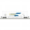 ACF 4-Bay Center Flow(R) Pressureaide(R) Covered Hopper - Ready to Run - Maste -- Amaizo ACFX 51490 (white, blue, gold), N, Atla