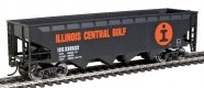 Offset Hopper - Ready to Run -- Illinois Central (orange, black, white Large Logo), HO, WalthersTrainline 1426