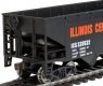 Offset Hopper - Ready to Run -- Illinois Central (orange, black, white Large Logo), HO, WalthersTrainline 1426