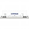ACF 4-Bay Center Flow(R) Pressureaide(R) Covered Hopper - Ready to Run - Maste -- Cyprus ACFX 51270 (white, black), N, Atlas Mod
