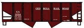 USRA 55-Ton 2-Bay Open Hopper - Kit -- Georgia Railroad 3758 (Boxcar Red), HO, Accurail Inc 2586