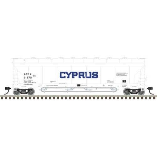 ACF 4-Bay Center Flow(R) Pressureaide(R) Covered Hopper - Ready to Run - Maste -- Cyp, N, Atlas Model Railroad Co. 50007337