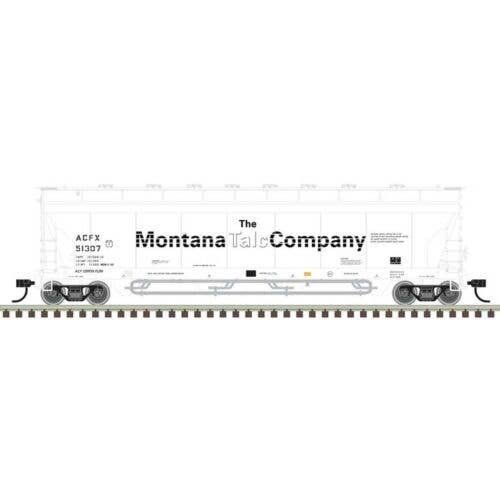 ACF 4-Bay Center Flow(R) Pressureaide(R) Covered Hopper - Ready to Run - Maste -- Mon, N, Atlas Model Railroad Co. 50007343