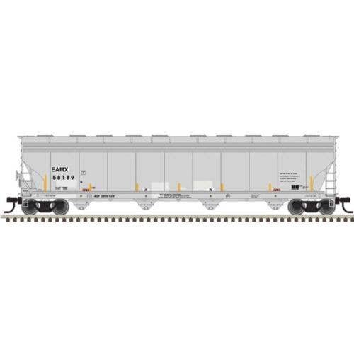 ACF 5800 4-Bay Covered Hopper - Ready to Run - Master(R) -- Everest Railcar Services , N, Atlas Model Railroad Co. 50006983