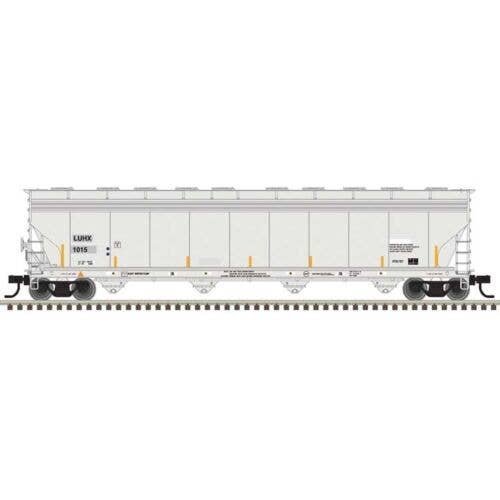 ACF 5800 4-Bay Covered Hopper - Ready to Run - Master(R) -- Luhu Logistics LUHX 1015 , N, Atlas Model Railroad Co. 50006989