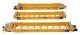 NSC Articulated 3-Unit 53′ Well Car - Ready-to-Run -- TTX 786947, HO, WalthersMainline 55832