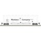 ACF 4-Bay Center Flow(R) Pressureaide(R) Covered Hopper - Ready to Run - Maste -- Montana Talc Company ACFX 51369 (white, black)