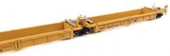 Thrall 5-Unit Rebuilt 40′ Well Car - Ready to Run -- BNSF Santa Fe Leasing SFLC 1018, HO, WalthersMainline 55676