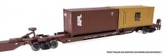 263` Five-Unit All-Purpose 48` Spine Car - Ready to Run -- Conrail 790070, HO, WalthersMainline 5266