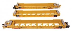 NSC Articulated 3-Unit 53′ Well Car - Ready-to-Run -- TTX 787329, HO, WalthersMainline 55831