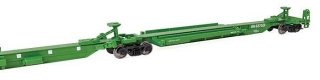 263` Five-Unit All-Purpose 48` Spine Car - Ready to Run -- Burlington Northern 637501, HO, WalthersMainline 5263