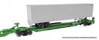 263` Five-Unit All-Purpose 48` Spine Car - Ready to Run -- Burlington Northern 637501, HO, WalthersMainline 5263