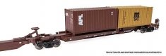 263` Five-Unit All-Purpose 48` Spine Car - Ready to Run -- Conrail 790050, HO, WalthersMainline 5265