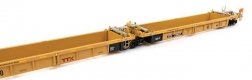 Thrall 5-Unit Rebuilt 40′ Well Car - Ready to Run -- TTX DTTX 748257 - small red TTX logo, HO, WalthersMainline 55670