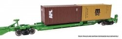 263` Five-Unit All-Purpose 48` Spine Car - Ready to Run -- Burlington Northern 637502, HO, WalthersMainline 5264