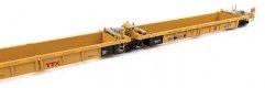 Thrall 5-Unit Rebuilt 40′ Well Car - Ready to Run -- TTX DTTX 748295 - small red TTX logo, HO, WalthersMainline 55671