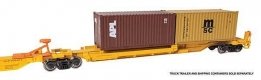 263` Five-Unit All-Purpose 48` Spine Car - Ready to Run -- Union Pacific 252500, HO, WalthersMainline 5269