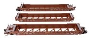 NSC Articulated 3-Unit 53′ Well Car - Ready-to-Run -- Canadian National GTW 676104, HO, WalthersMainline 55822