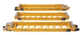 NSC Articulated 3-Unit 53′ Well Car - Ready-to-Run -- TTX 785786, HO, WalthersMainline 55827