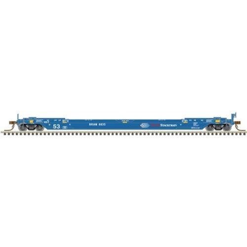 53′ Rebuilt Well Car - Ready to Run - Master(R) -- Pacer Stacktrain BRAN 8035 (Fantas, N, Atlas Model Railroad Co. 50007051