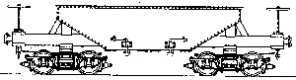 Ore Car Kit -- Gilpin Tram, Less Trucks, On2, Grandt Line Products Inc 3018