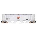 59′ 4-Bay Cylindrical Covered Hopper - Trough Hatch Version - Ready to Run -- IGP CGLX (gray, orange), N, Intermountain Railwa