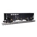 Bethlehem Steel 100-Ton 3-Bay Hopper - Ready to Run -- Norfolk Southern 146753 (black, white), G, Bachmann Industries 93653