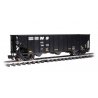 Bethlehem Steel 100-Ton 3-Bay Hopper - Ready to Run -- Norfolk Southern 146753 (black, white), G, Bachmann Industries 93653
