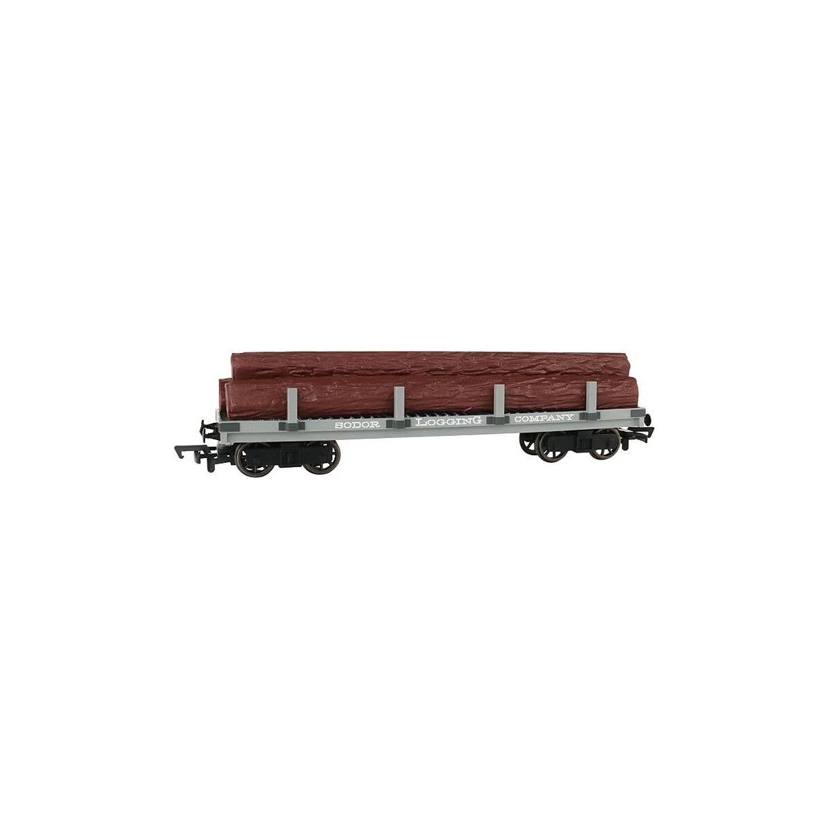 Logging Flatcar with Logs - Thomas and Friends(TM) -- Sodor Logging Company, HO, Bachmann Industries 77004
