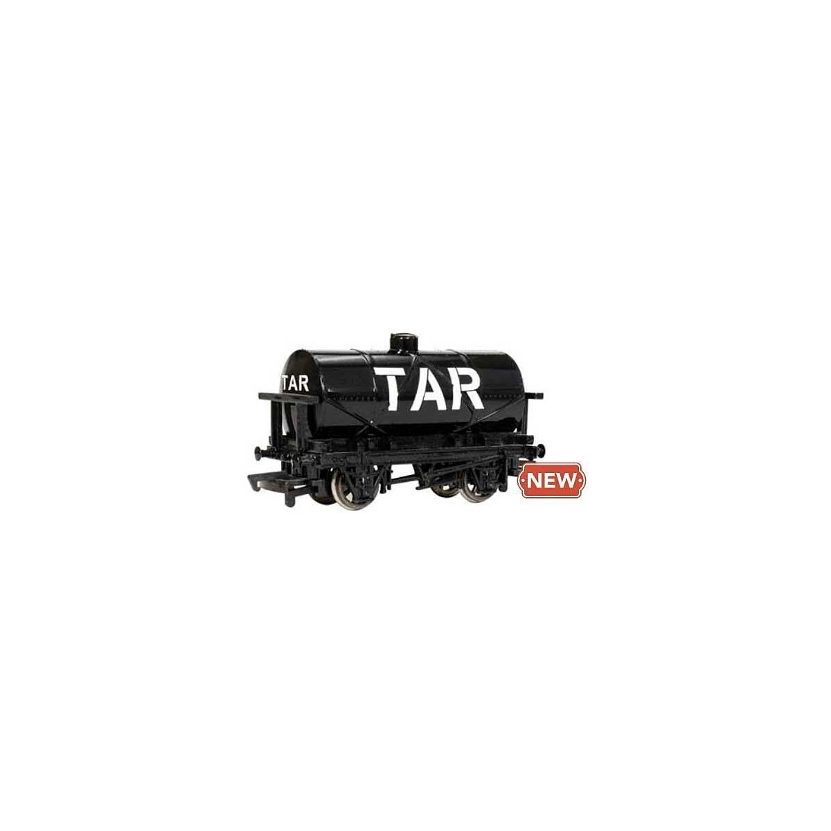 Thomas and Friends(TM) Freight Car - Standard DC -- Tar Tank (black), HO, Bachmann Industries 77417