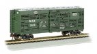 40′ Stock Car - Ready to Run - Silver Series(R) -- New York Central 2038 (green), HO, Bachmann Industries 18517