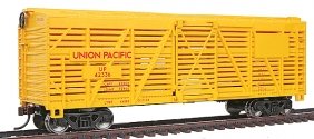 40′ Stock Car - Ready to Run -- Union Pacific(R), HO, WalthersTrainline 1680
