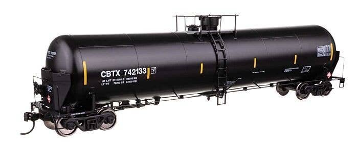 55′ Trinity Modified 30,145-Gallon Tank Car - Ready to Run -- CIT Group CBTX 742133, HO, WalthersProto 100765