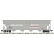 ACF 5250 4-Bay Centerflow Hopper - Ready to Run -- Marion, IL ACFX 58341 (gray, white, red), N, Trainman 50007111