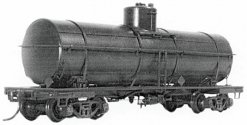 36` 10,000 Gallon USRA Tank Car w/54` Dome - Kit -- Undecorated pkg(6), HO, Tichy Train Group 6020