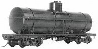 36` 10,000 Gallon USRA Tank Car w/54` Dome - Kit -- Undecorated pkg(6), HO, Tichy Train Group 6020