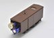 HO-735 Rail Cleaning Car - Ready to Run -- Boxcar Red, Less AA Batteries, HO, TomyTec Co LTD 967354