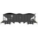 3-Bay Hopper with Removable Load - Ready to Run -- East Broad Top 977 (black), On30, Bachmann Industries 26571