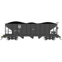 3-Bay Hopper with Removable Load - Ready to Run -- East Broad Top 977 (black), On30, Bachmann Industries 26571