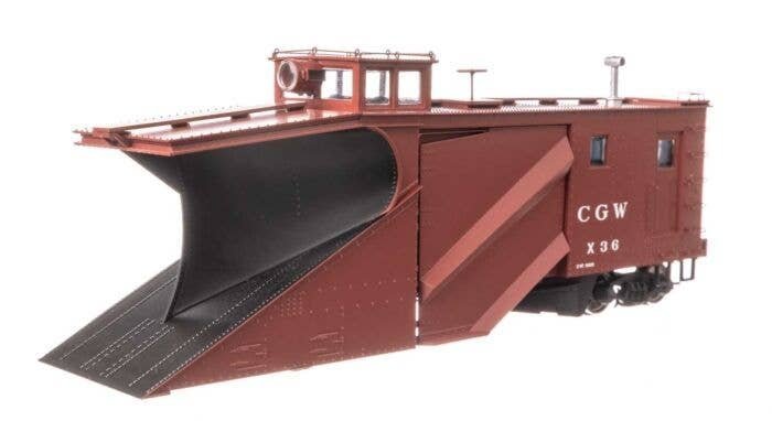 Russell Snowplow - Ready to Run -- Chicago Great Western X36, HO, WalthersProto 110032