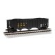 Bethlehem Steel 100-Ton 3-Bay Hopper - Ready to Run -- CSX 326162 (black, yellow, Reporting Marks Only), N, Bachmann Industries 