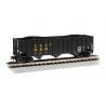 Bethlehem Steel 100-Ton 3-Bay Hopper - Ready to Run -- CSX 326162 (black, yellow, Reporting Marks Only), N, Bachmann Industries 