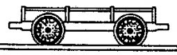Fairmont Push-Car -- Plastic - Kit, HOn3, Grandt Line Products Inc 5024