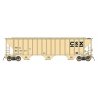 4785 PS2-CD Covered Hopper Late Version - Ready to Run -- CSX NYC (beige, black), HO, Intermountain Railway Company 472248