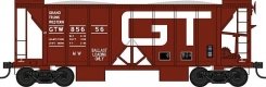 70-Ton 2-Bay Ballast Hopper with Side Chutes (Ballast Gates) - Ready to Run -- Grand Tr, HO, Bowser Manufacturing Co. 43668