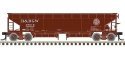70-Ton Hart Ballast Car - Ready to Run - Master(R) -- Denver & Rio Grande Western 25, HO, Atlas Model Railroad Co. 20006804